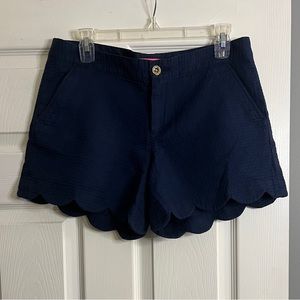 Lilly Pulitzer 5” Buttercup Scallop Hem Shorts Size 8